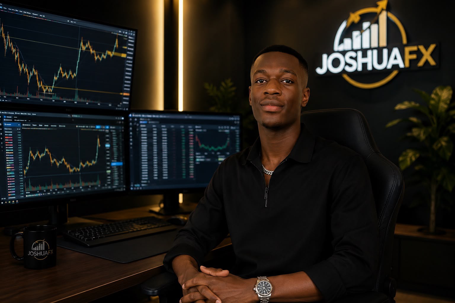 JoshuaFx am Trading-Arbeitsplatz